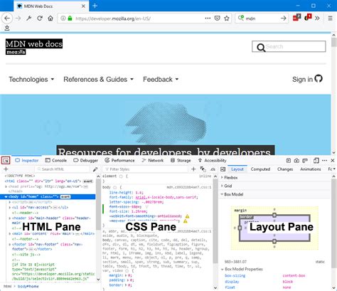 how to look at source code on firefox