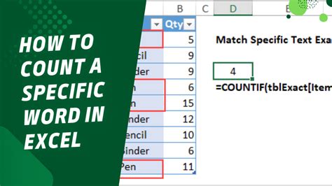 how to look for specific words in excel