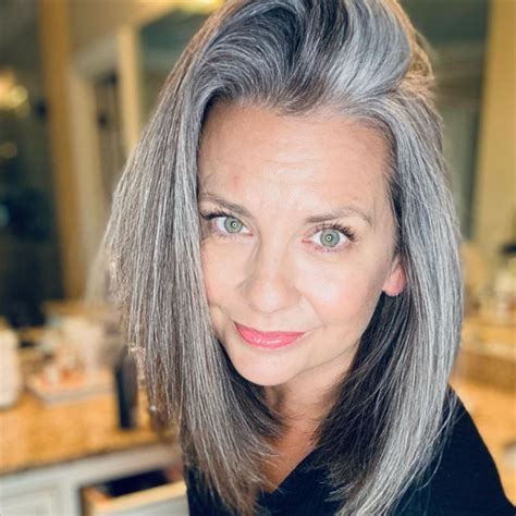 Perfect How To Look Younger With Silver Hair For Long Hair