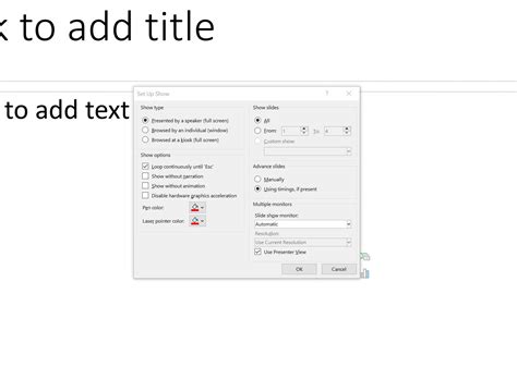 How To Loop A Single Slide In Powerpoint