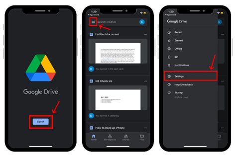 how to loop a video in google drive on iphone