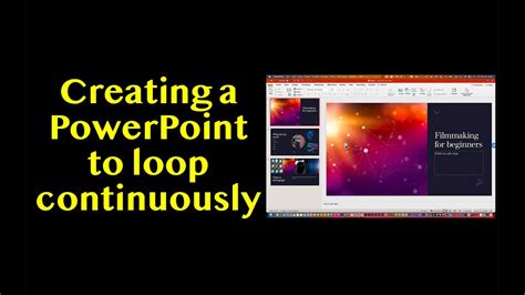 how to loop part of a powerpoint presentation
