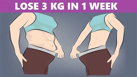 How To Lose 3 Kg In A Week With Exercise