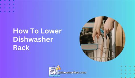 How To Lower Dishwasher