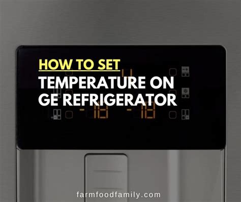 How To Lower Temperature In Refrigerator