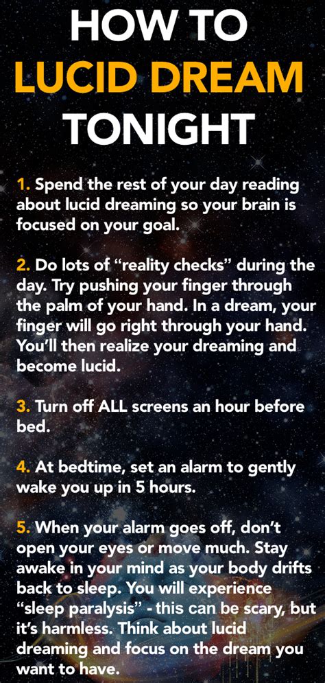 how to lucid dream tonight for beginners