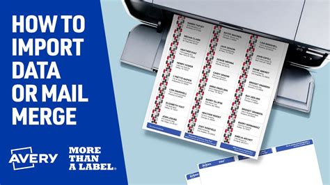 how to mail merge avery labels from excel