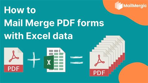 how to mail merge from excel to fillable pdf