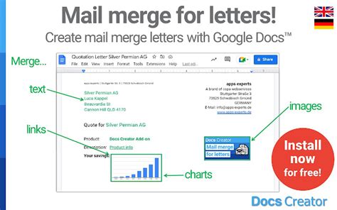 how to mail merge letters in google docs