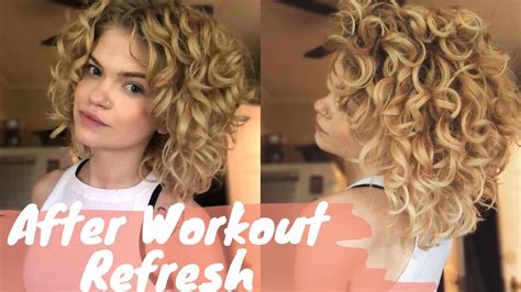 How To Maintain Curly Hair After Workout