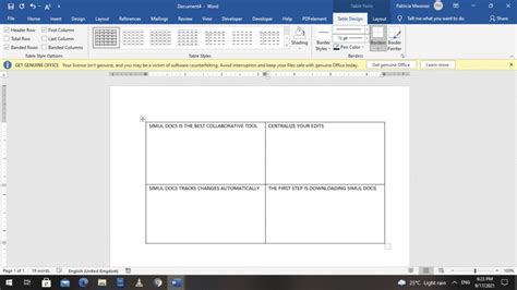 how to make 1 4 in word