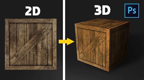 how to make 3d box in photoshop