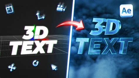 how to make 3d letters in after effects