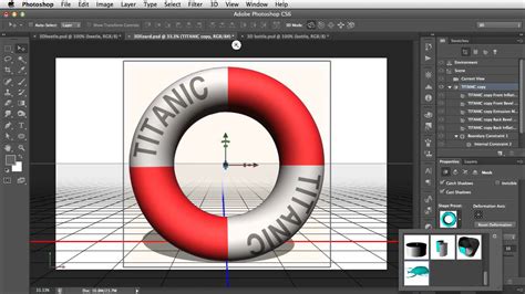 how to make 3d objects in photoshop