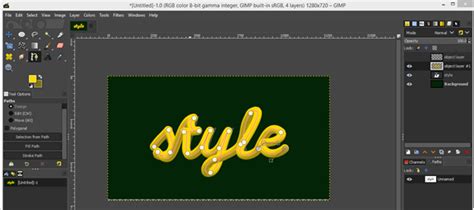How To Make 3D Text In Gimp