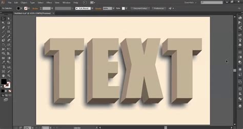 How to make 3D Text Illustrator !! blend tool illustrator