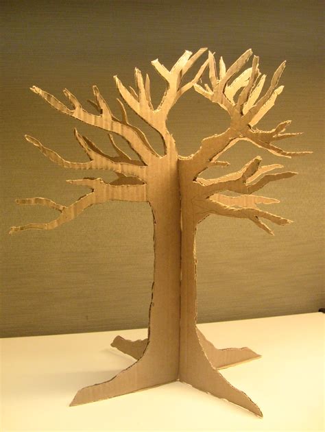 How To Make 3D Tree With Cardboard