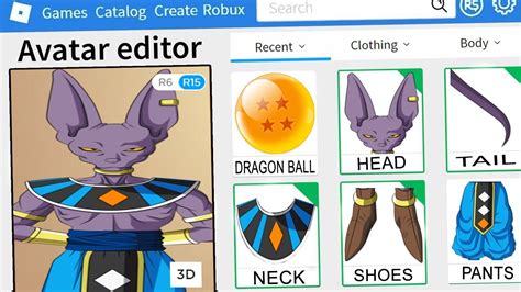 how to make Beerus on Roblox - YouTube
