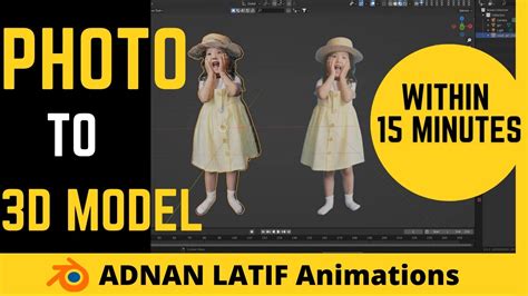 how to make a 2d image into a 3d model in blender