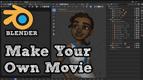 how to make a 3d animation movie in blender