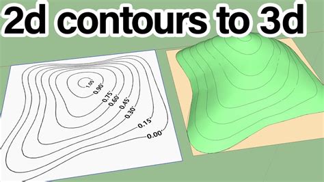 how to make a 3d contour model