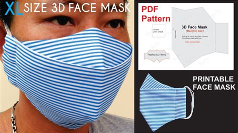 How To Make A 3D Face Mask Pattern