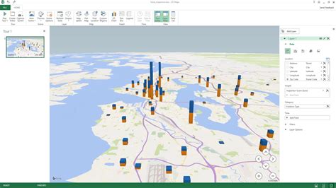 how to make a 3d map in excel