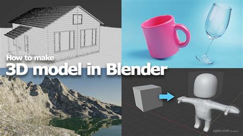 how to make a 3d model with blender