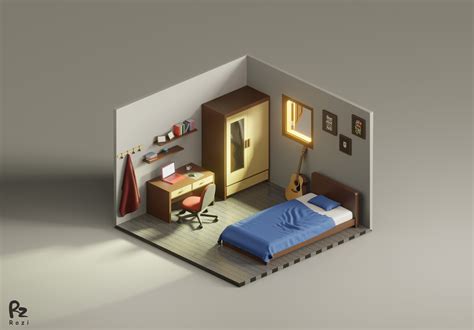how to make a 3d room in blender