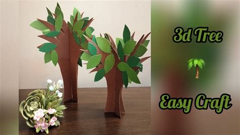 How To Make A 3D Tree Craft