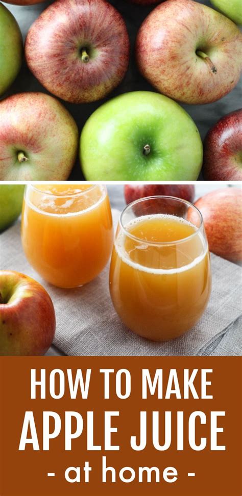 How To Make A Apple Juice With A Blender