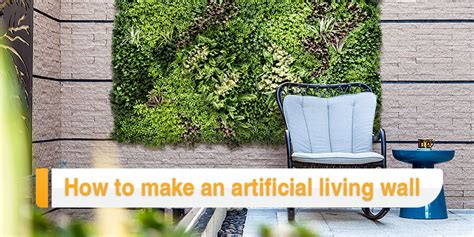 How To Make A Artificial Living Wall