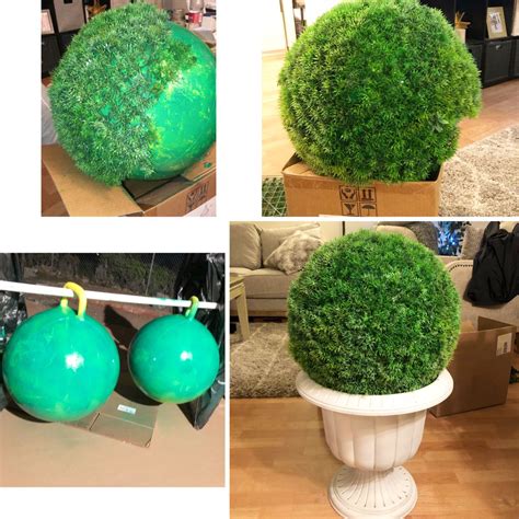 How To Make A Artificial Topiary Ball