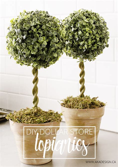 How To Make A Artificial Topiary Tree