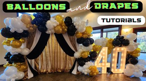 How To Make A Backdrop With Balloons