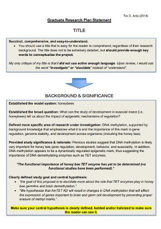 how to make a background statement