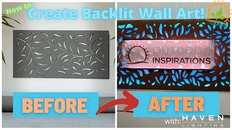 How To Make A Backlit Window Display