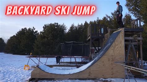 How To Make A Backyard Ski Jump