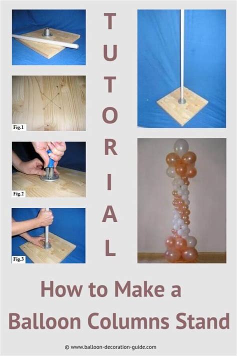 How To Make A Balloon Column Base