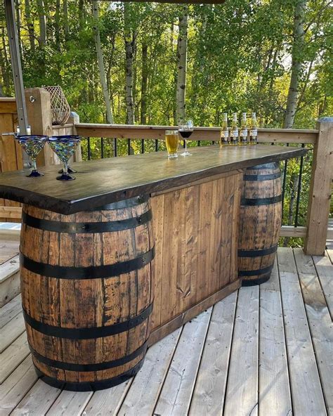 How To Make A Bar From A Wine Barrel