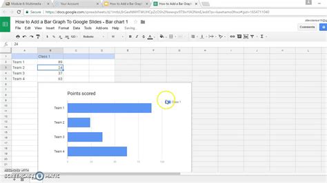 how to make a bar graph on google slides