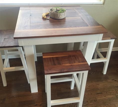 How To Make A Bar Height Kitchen Table