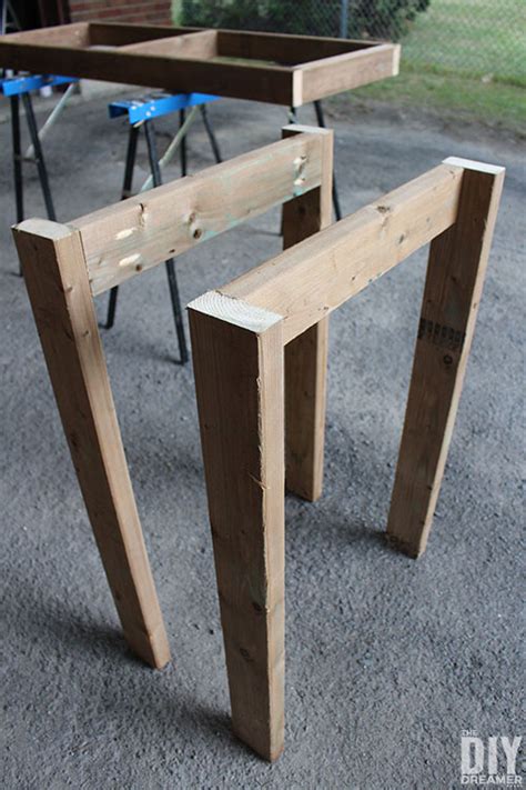 How To Make A Bar Table Base