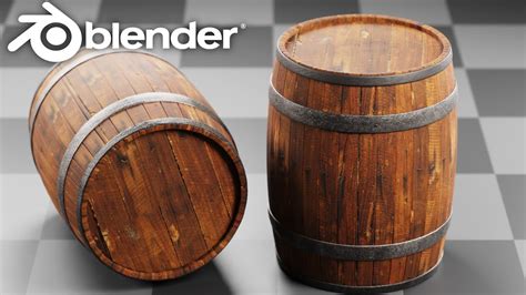 How To Make A Barrel In Blender