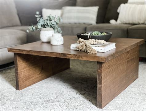 how to make a basic coffee table