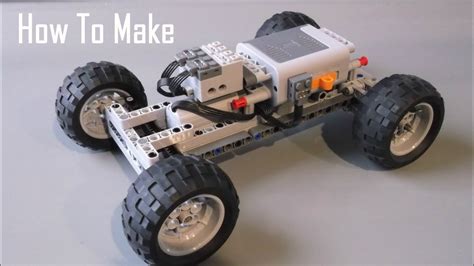 How To Make A Basic Lego Technic Rc Chassis - Fast