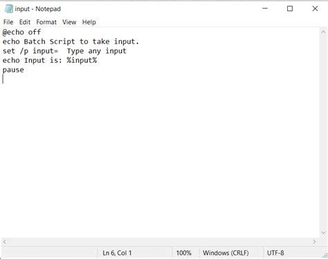 how to make a batch file wait for user input