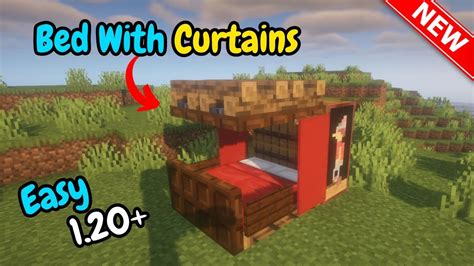 How To Make A Bed With Curtains In Minecraft