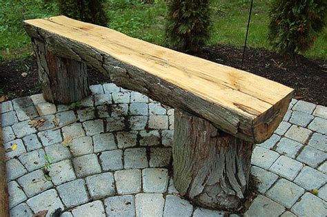 How To Make A Bench Out Of A Tree Log