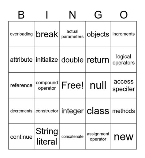How To Make A Bingo Card In Java